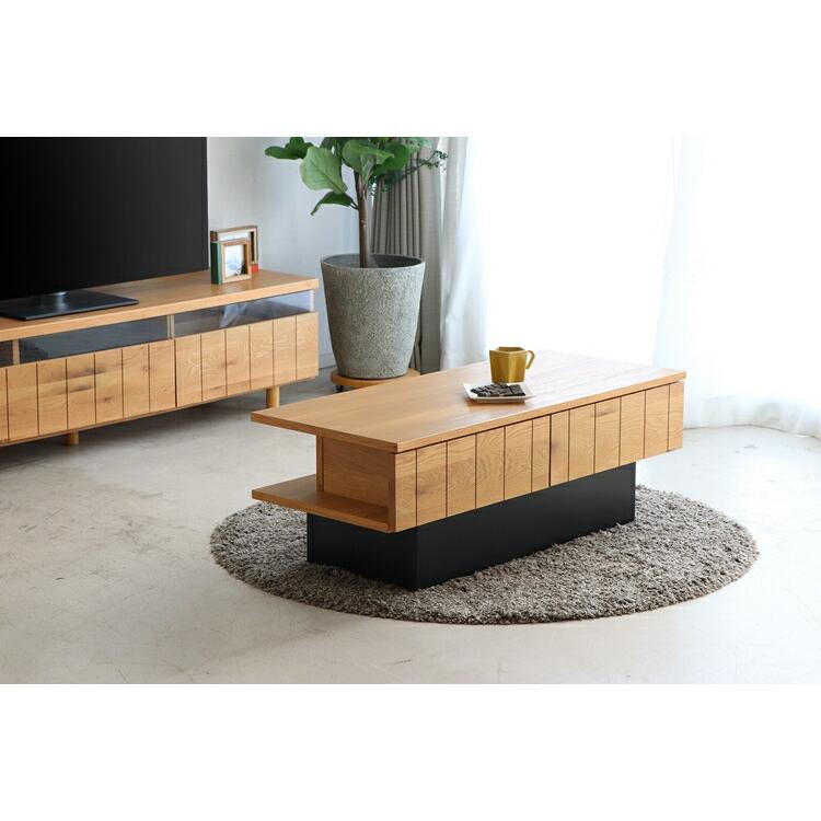 ハウタ リビングテーブル センターテーブル ローテーブル 高級感 引き出し 収納 木製 幅105 ソファーテーブル 長方形 スリム |  | 07