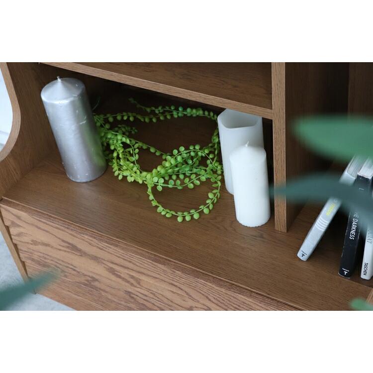 リガラ 80 キャビネット LBR 木製 おしゃれ 食器棚 キッチン リビング 収納 リビングボード モダン クラシック 収納棚 |  | 05