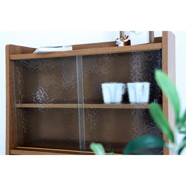 リガラ 80 キャビネット LBR 木製 おしゃれ 食器棚 キッチン リビング 収納 リビングボード モダン クラシック 収納棚 |  | 06