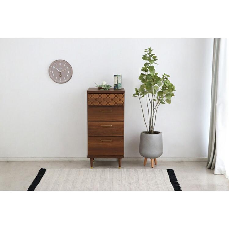 ゼリージュ 45チェスト スリム 4段 タンス 箪笥 おしゃれ   衣類収納 衣類チェスト リビング 引き出し シンプル 一人暮らし |  | 02