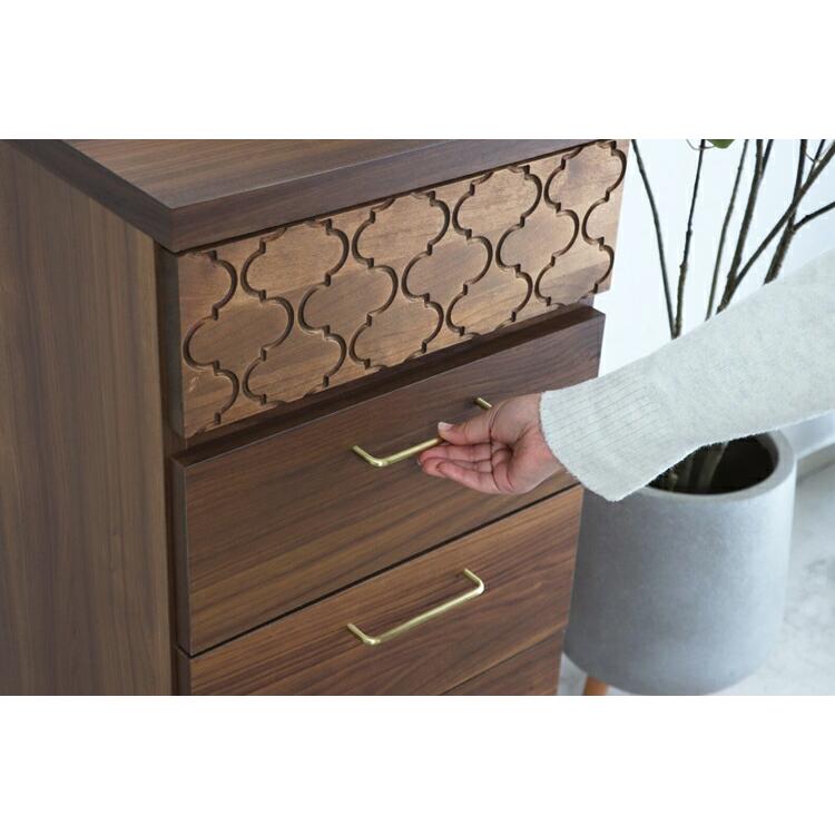 ゼリージュ 45チェスト スリム 4段 タンス 箪笥 おしゃれ   衣類収納 衣類チェスト リビング 引き出し シンプル 一人暮らし |  | 04