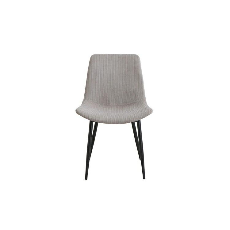 テル チェア GY 食卓チェア ダイニングチェア 高級感 イス チェアー レトロ カフェ 北欧 おしゃれ コーデュロイ生地 オールシーズン スチール脚 |  | 01