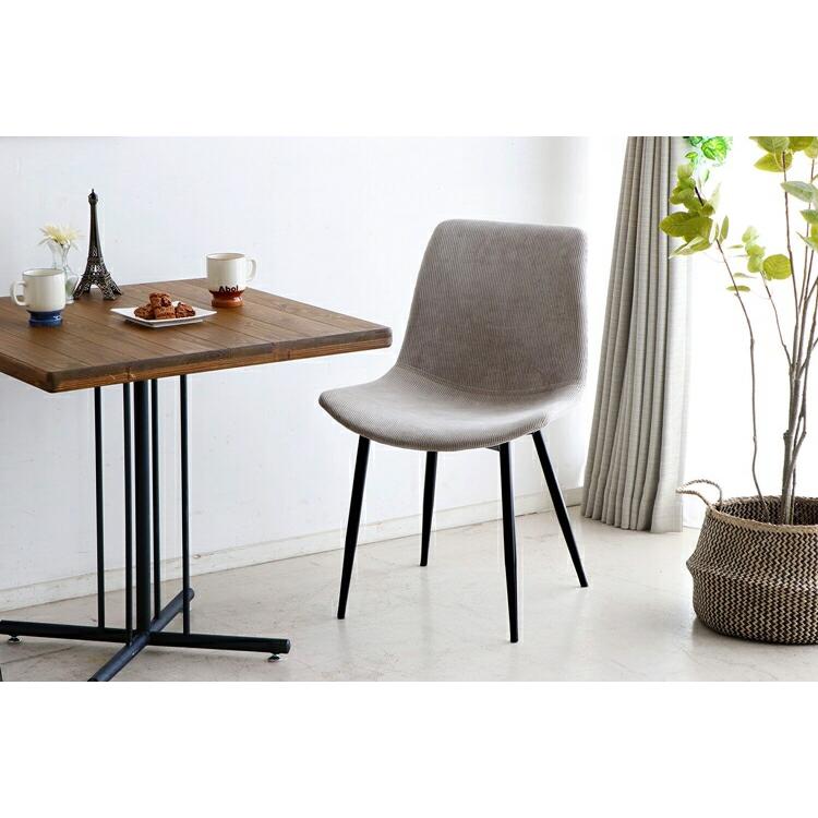 テル チェア GY 食卓チェア ダイニングチェア 高級感 イス チェアー レトロ カフェ 北欧 おしゃれ コーデュロイ生地 オールシーズン スチール脚 |  | 07