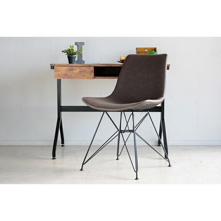 アルベロ チェア BR ダイニングチェア おしゃれ 高級感 モダン ワークチェアー 食卓チェア 椅子 いす ヴィンテージ 合成皮革 スチール |  | 07