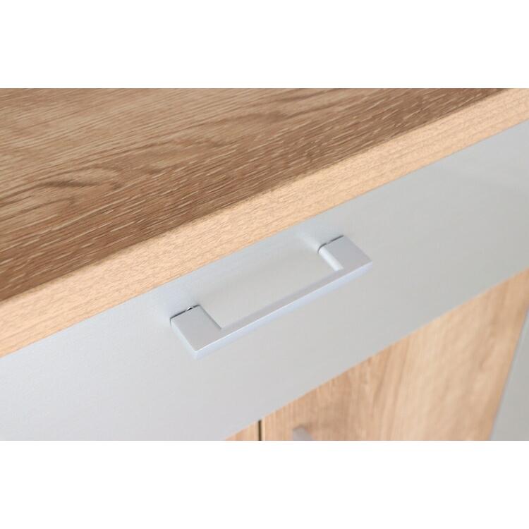 TMモデロ 90カウンター SNA キッチンカウンター レンジ台 レンジボード おしゃれ フルスライドレール 木製 コンパクト キッチン収納 レンジラック 食器棚 日本製 |  | 05