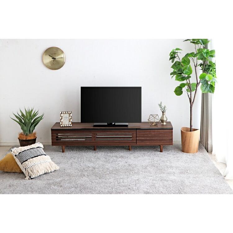 レオンルース（レオン）150ローボード TVボード おしゃれ シンプル テレビボード TV台 TVボード 引き出し付 日本製 国産 高級感 テレビ台 無垢 |  | 08