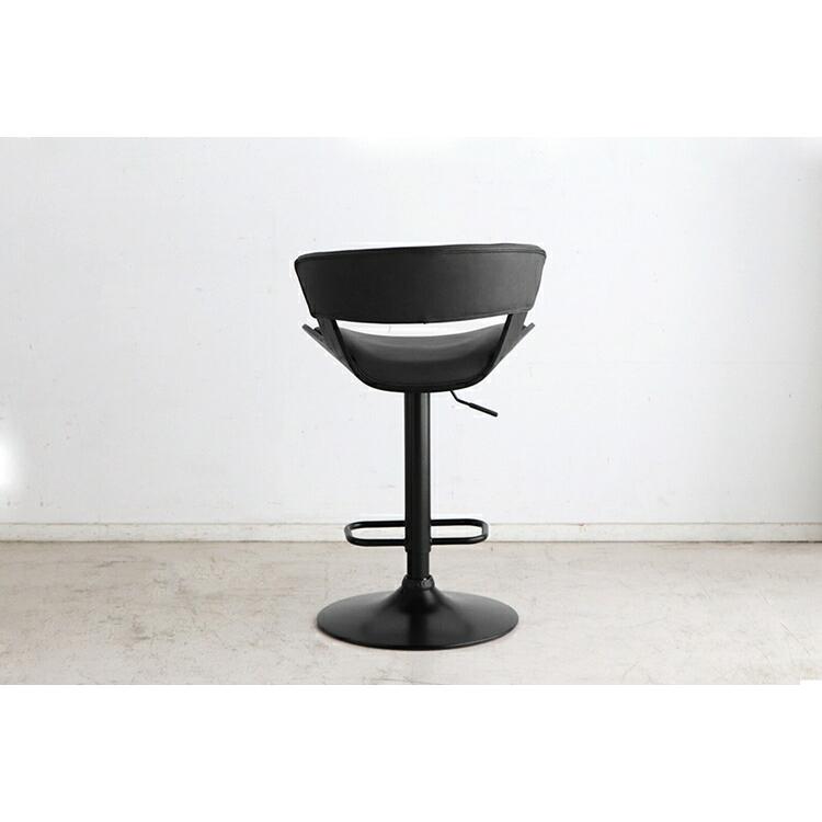 ルシア バーチェア BK カウンターチェアー ハイチェア 椅子 スツール レザー 昇降式 店舗 シンプル ヴィンテージ カフェ風 西海岸 ミッドセンチュリー |  | 02