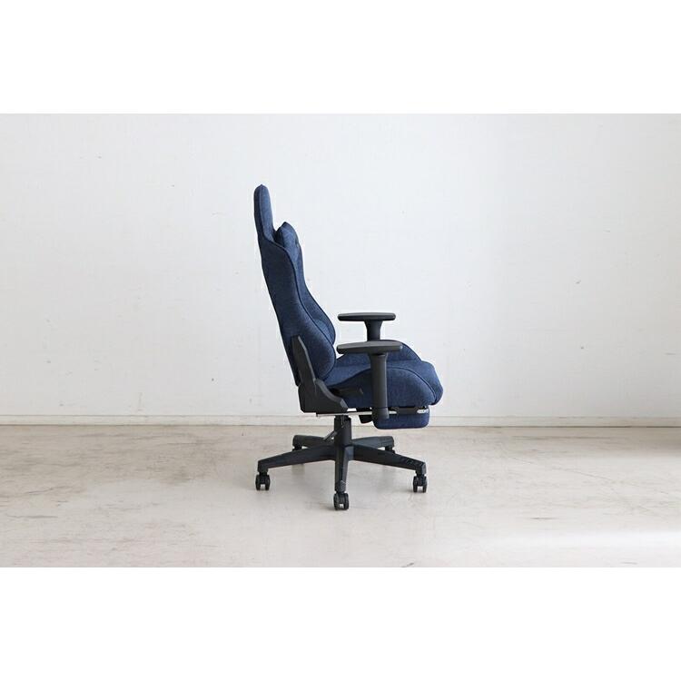 SeAGA-04 ゲーミングチェア BL 肘や座面の高さ調整 リクライニング ランバーサポート付き オフイスチェア パソコンチェア ワークチェアー キャスター |  | 03