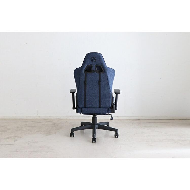 SeAGA-04 ゲーミングチェア BL 肘や座面の高さ調整 リクライニング ランバーサポート付き オフイスチェア パソコンチェア ワークチェアー キャスター |  | 06