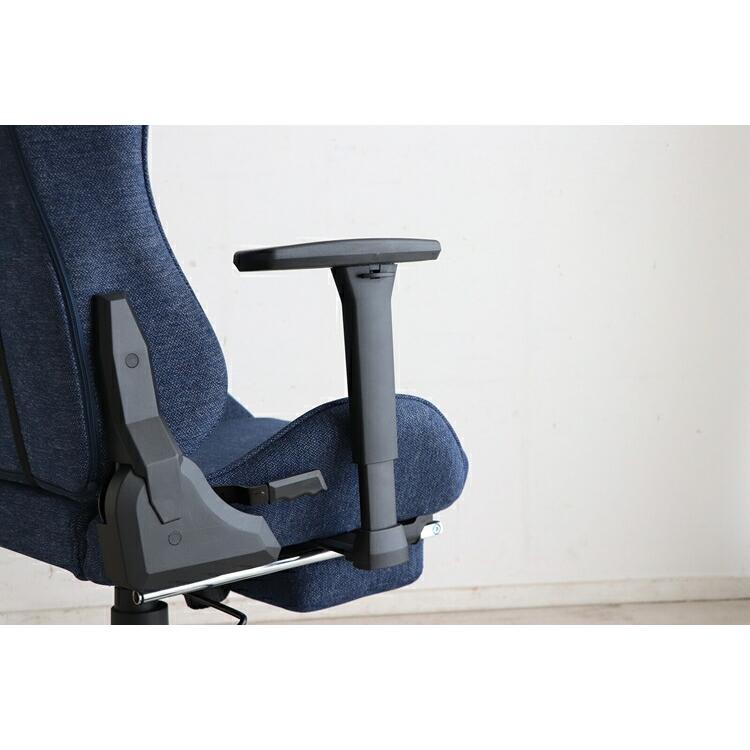 SeAGA-04 ゲーミングチェア BL 肘や座面の高さ調整 リクライニング ランバーサポート付き オフイスチェア パソコンチェア ワークチェアー キャスター |  | 08