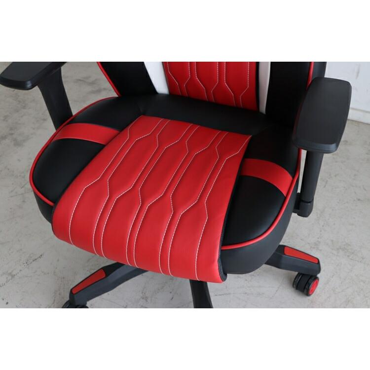 SeAGA-05 ゲーミングチェア RE 可動式ヘッドレスト リクライニング 座面高昇降機能 肘置き高さ調整 オフイスチェア パソコンチェア ワークチェアー キャスター |  | 06