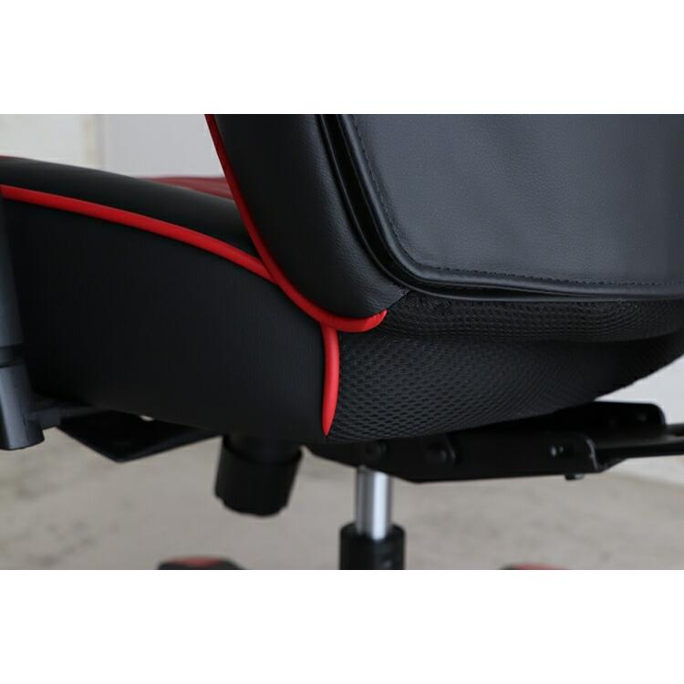 SeAGA-05 ゲーミングチェア RE 可動式ヘッドレスト リクライニング 座面高昇降機能 肘置き高さ調整 オフイスチェア パソコンチェア ワークチェアー キャスター |  | 07