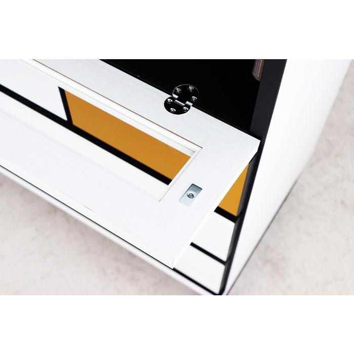 チェスト コンソール 日本製 サイドラック サイドボード モンドール おしゃれ デザインラック 北欧 モダン ヨーロピアン 幾何学的 マルチカラー 一人暮らし | ブランド登録なし | 06