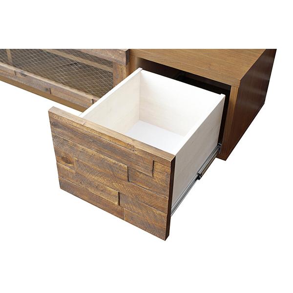 日本製 ローボード ブラウン 幅150cm 木製 引き出し 収納 テレビボード リビングボード テレビ台 おしゃれ 高級感 |  | 03