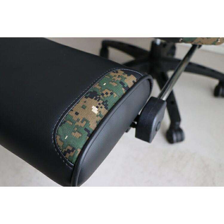 SeAGA-03 サバイバーオフィスチェア GR リクライニング フットレスト カモフラ柄 ゲーミングチェア パソコンチェア ワークチェアー キャスター |  | 04