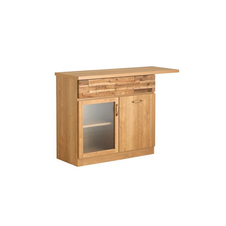 ヴィンテージカウンター 幅120cm キッチンカウンター 引き出し 収納 木製 レンジ台 作業台 ワークデスク おしゃれ キッチンラック キッチン収納 間仕切り |  | 05