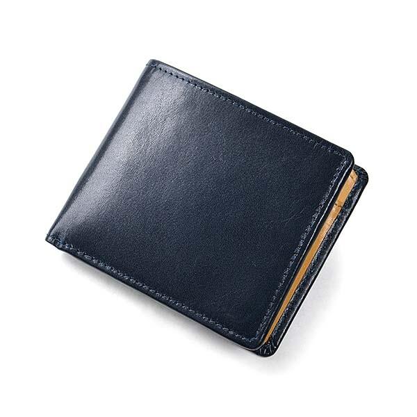 イタリアンレザー 二つ折り財布 札入れ中マチ付 牛革 メンズ 小銭入れ レザー 本革 薄い 二つ折り プレゼント ギフト スリム |  | 09