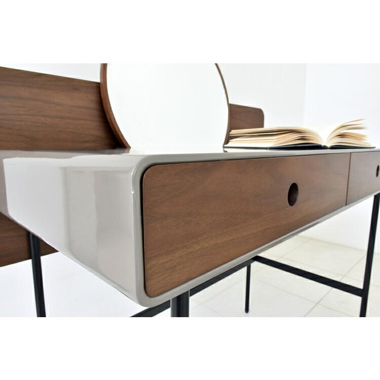 テレン ドレッシングテーブル おしゃれ アンティーク ドレッサー テーブル 化粧台 鏡台 引き出し 収納 リビング かわいい |  | 03