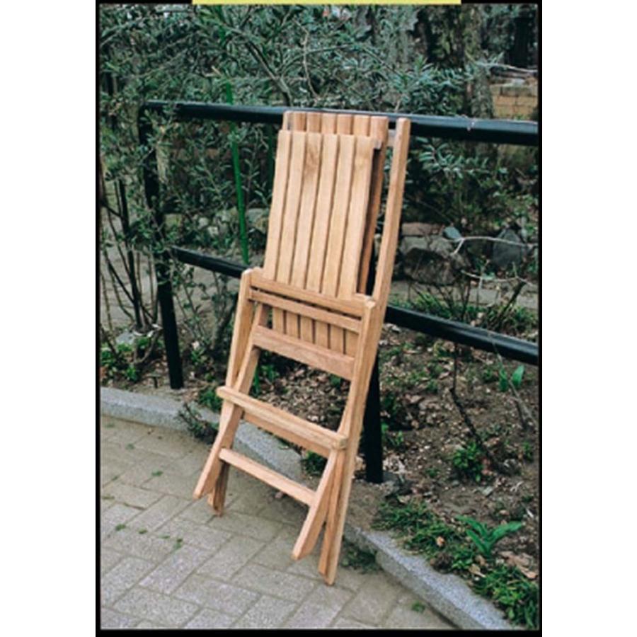 折り畳みデラックスチェア 木製 天然木 折りたたみ ガーデンファニチャー ガーデンチェアー おしゃれ 完成品 無塗装 |  | 01