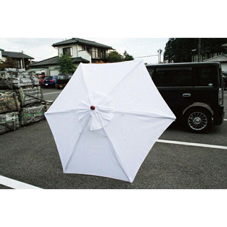 4.0mφ アンブレラ のみ ホワイト ※ベース別売り パラソル ガーデン 庭 日よけ カフェ風 ホテル おしゃれ お庭カフェ テラス |  | 01