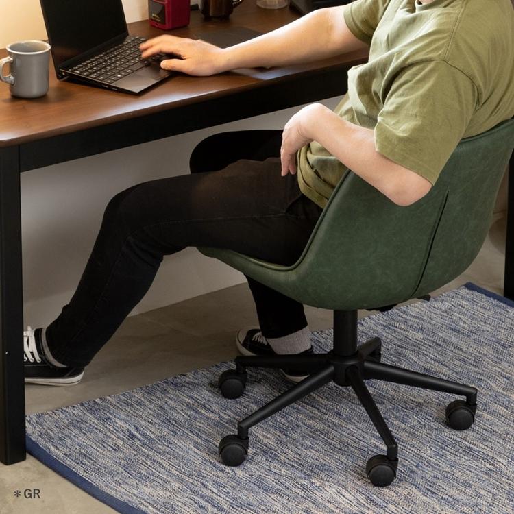 5色から選べる上品なワークチェア 回転チェア リゲル 高さ調節 デスクチェア おしゃれ リモートワーク オフィスチェア 高級感 |  | 01