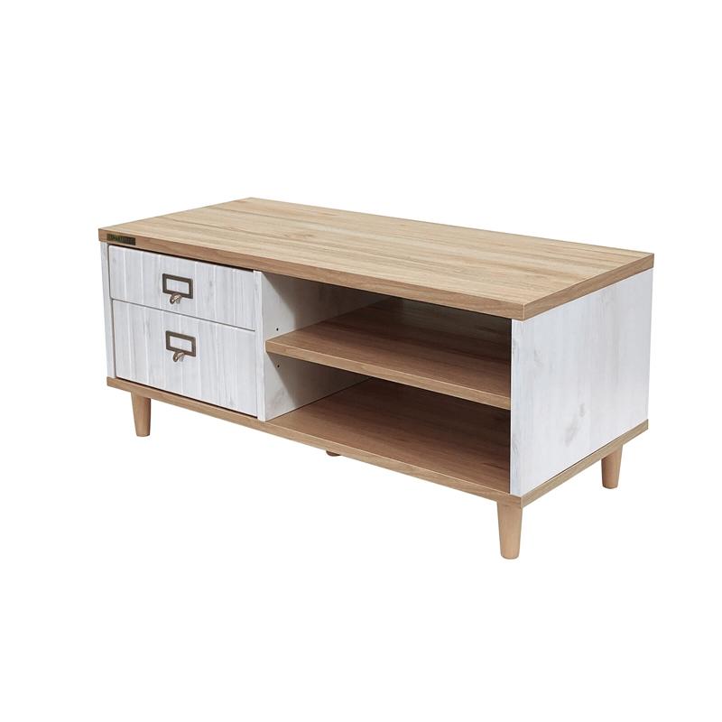素朴で可愛いフレンチカントリー調シリーズ 幅90ローボード　コロネ 木製 おしゃれ かわいい アンティーク 収納棚 リビング テレビ台 テレビボード TV台 | 