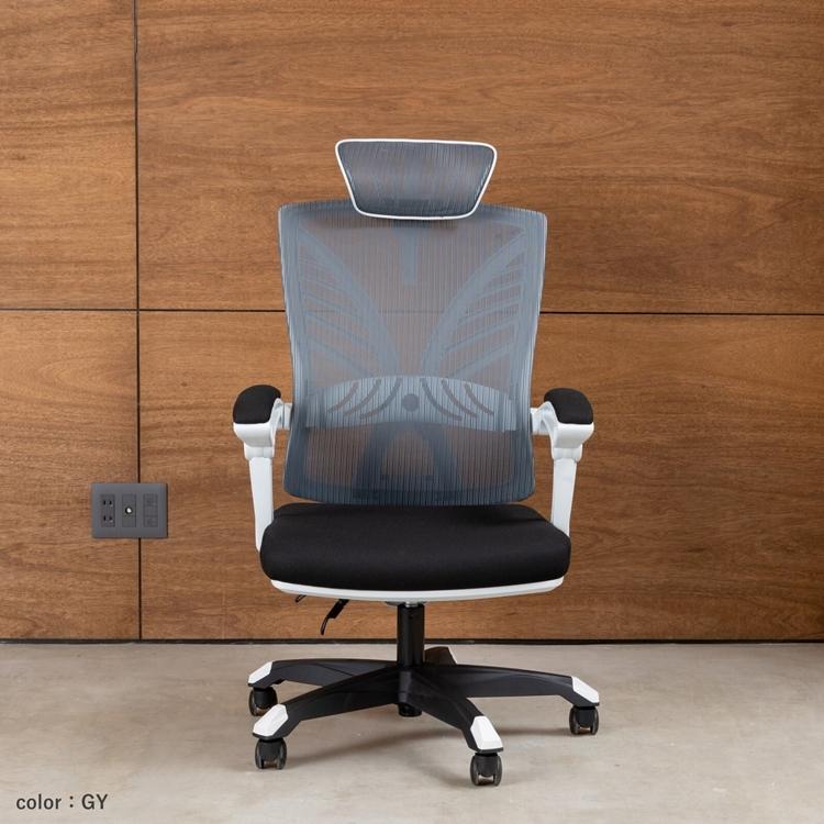 リクライニングもできる多機能オフィスチェア ハイバックチェア　ハイエ ヘッドレスト リクライニング ロッキング デスクチェア おしゃれ リモートワーク |  | 01