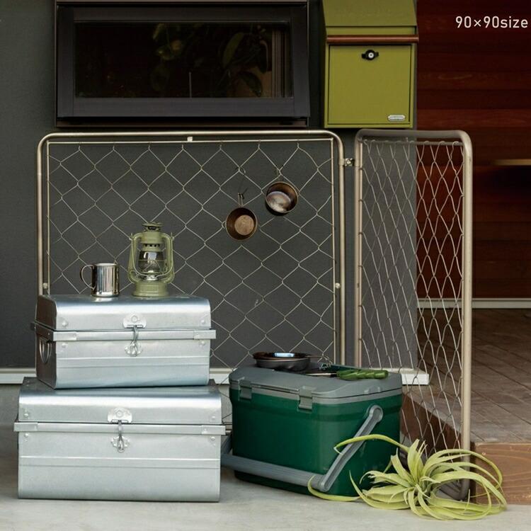 カジュアルに飾れる個性派インテリアフェンス ienowa/アメリカンフェンス ハイド 90×180 パーテーション 間仕切り アンティーク おしゃれ |  | 01