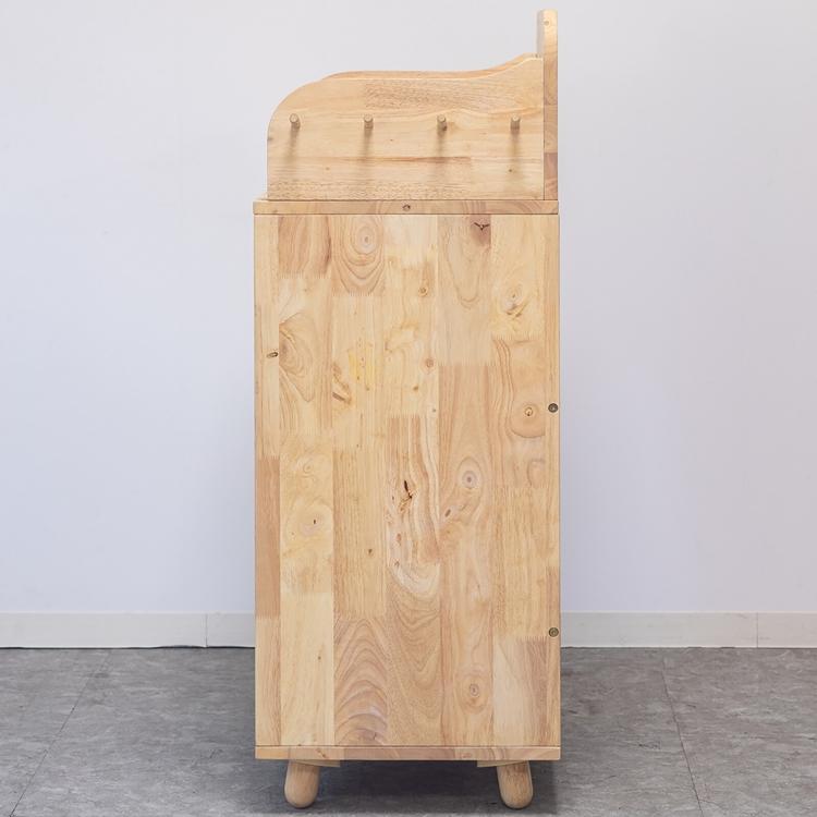 ハンガーラック付きの天然木製収納 NATURAL SIGNATURE オープンロッカー ランドセルラック 2人用 おしゃれ 子供部屋 スリム |  | 14