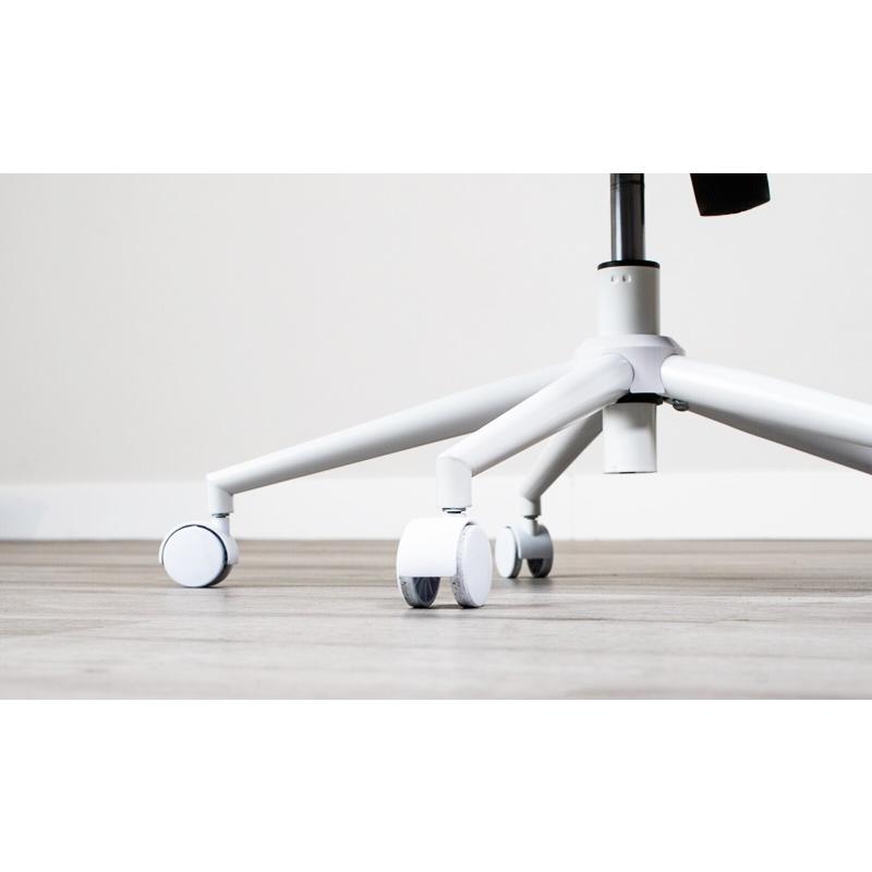 デスクチェア ワイド座面 アームレス 肘無 ファブリック 布張り キャスター付き 回転式 おしゃれ ベージュ グレー イエロー オフィスチェア ワークチェア パソコ | ブランド登録なし | 08