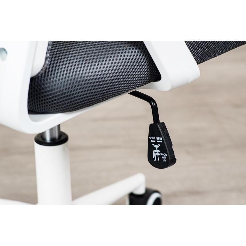 オフィスチェア ワークチェア ランバーサポート メッシュ 肘掛付き キャスター付き 回転式 高さ調整 ライトグレー ダークグレー 高さ調節 会議室 会社 事務所 昇 | ブランド登録なし | 10