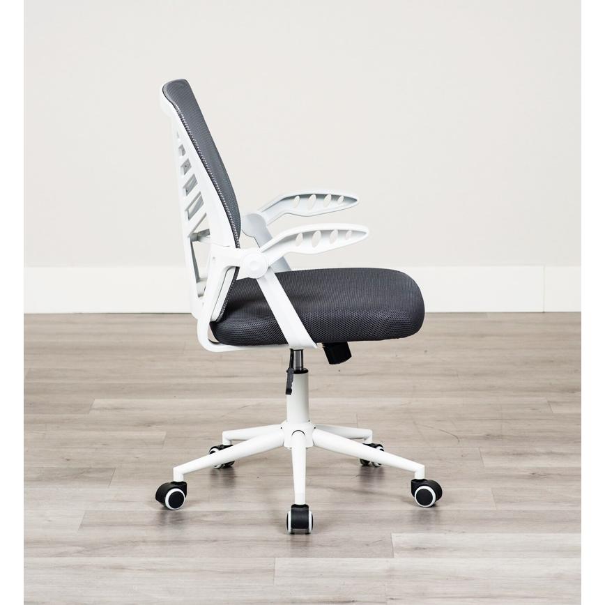 オフィスチェア ワークチェア ランバーサポート メッシュ 肘掛付き キャスター付き 回転式 高さ調整 ライトグレー ダークグレー 高さ調節 会議室 会社 事務所 昇 | ブランド登録なし | 05