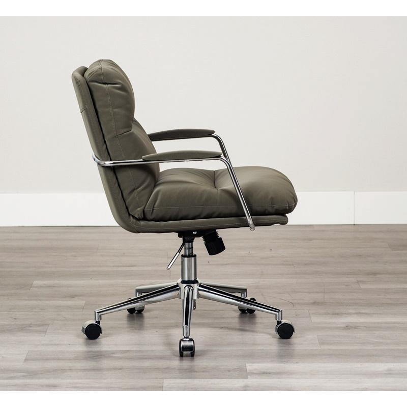 オフィスチェア 肘付き ファブリック キャスター付き 回転式 高さ調節 書斎チェア ワークチェア デスクチェア アームチェア パソコンチェア 高さ調整 会社 事務 | ブランド登録なし | 05