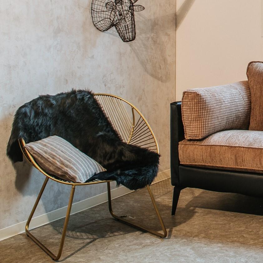 ワイドチェアー ゴールド アイアン パーソナルチェア 1人掛け 1人用 カフェチェアー リビング チェア 椅子 イス アンティーク おしゃれ |  | 01