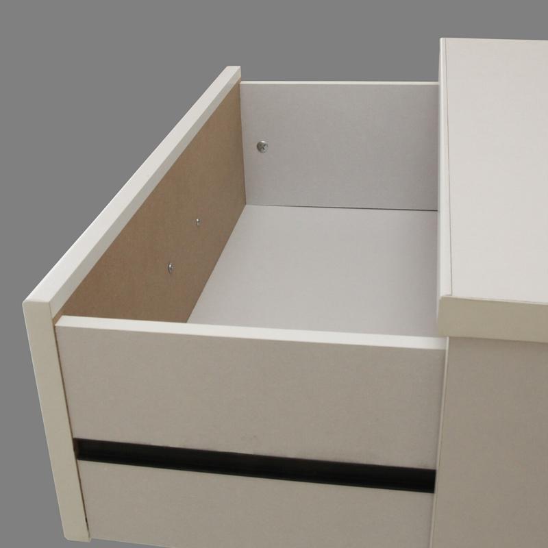 幅60cm チェスト 木製 4段 ホワイト 白 収納棚 寝室 リビング たんす 箪笥 リビングボード サイドボード |  | 05