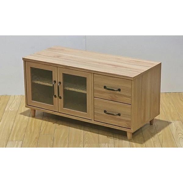 90幅 ローボード テレビ台 テレビボード リビングボード TV台 TVボード AVボード 収納棚 引き出し 木製 ロータイプ おしゃれ | 