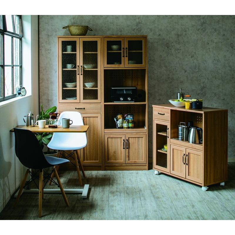 キッチンカウンター キャスター 間仕切り アンティーク調 テーブル 作業台 収納棚 引き出し ラック コンセント エリス |  | 05