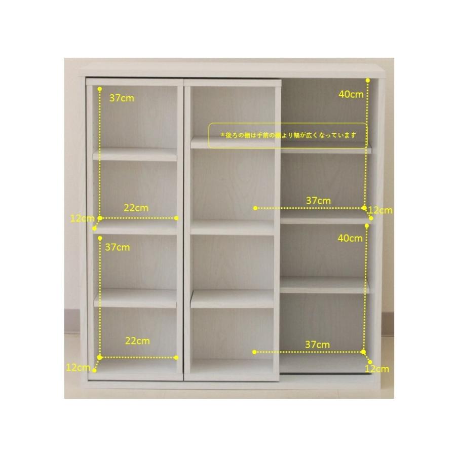 奥行き29cm コンパクト 書棚 ホワイト スリム 省スペース スライド式 本棚 ディスプレイラック 収納棚 リビング ラック |  | 05