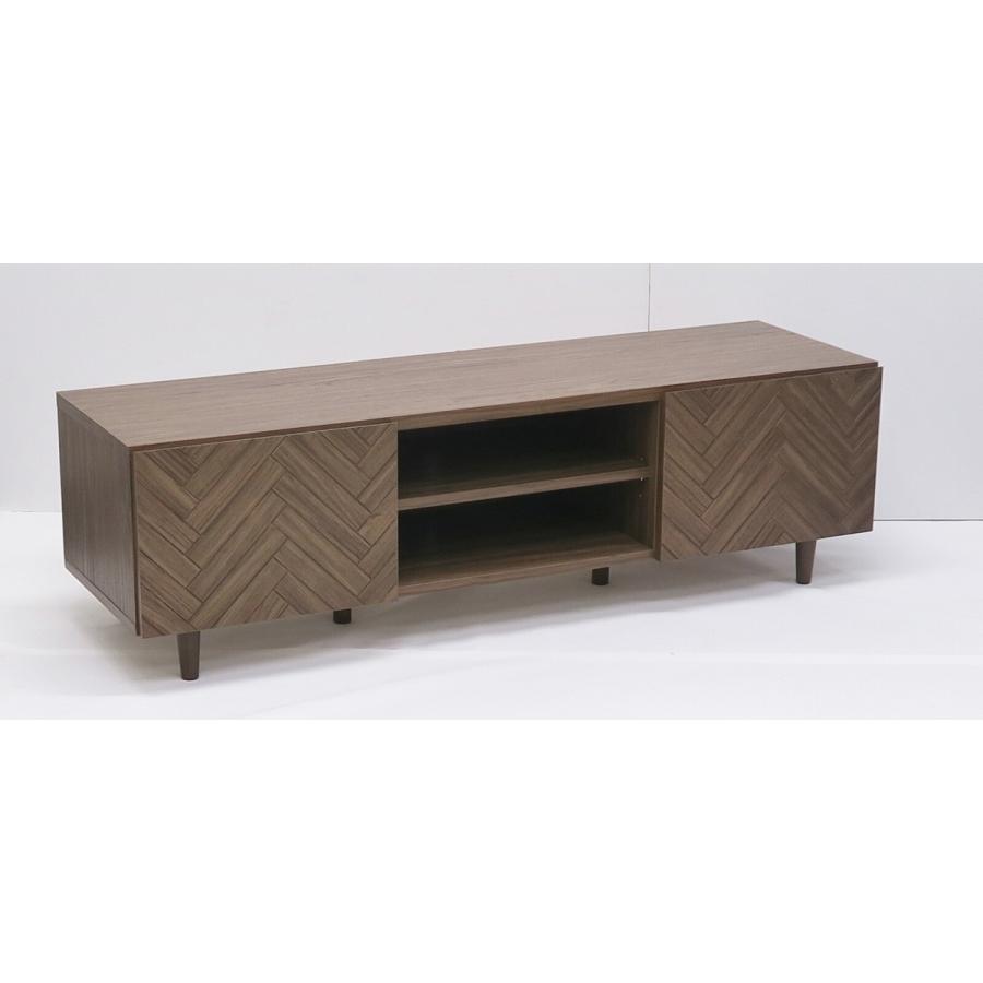 人気 ヘリンボーン柄 ローボード 幅135cm MBR ミドルブラウン テレビ台 テレビボード リビングボード TV台 TVボード |  | 01