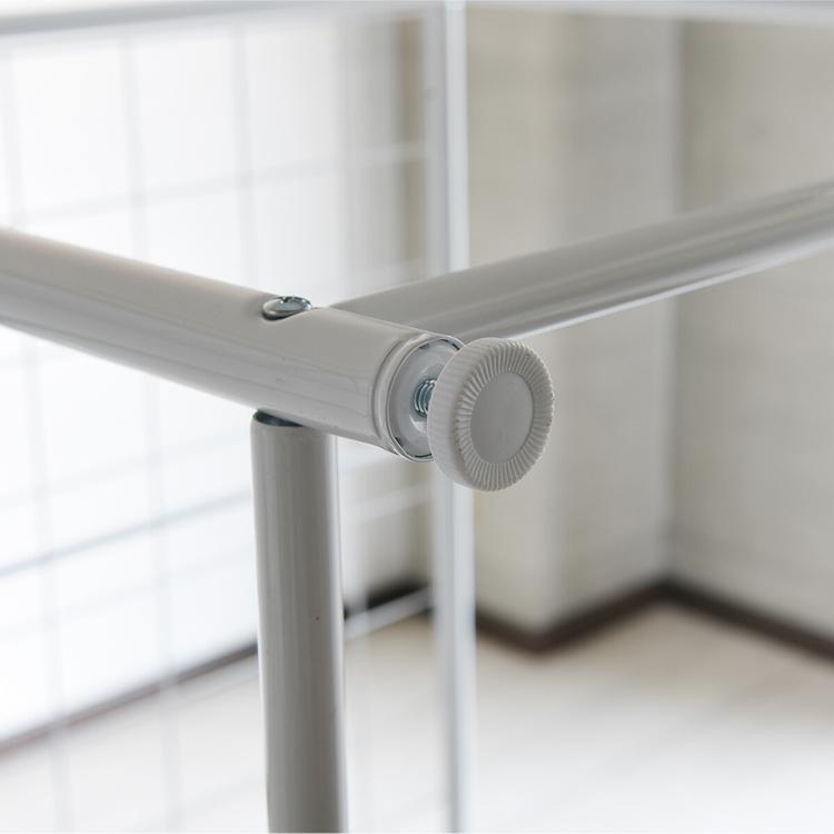 布団収納ラック 布団収納ラック 2段 キャスター付き ハイタイプ 布団収納庫 スチールラック 布団収納ケース ラック 伸縮 |  | 03