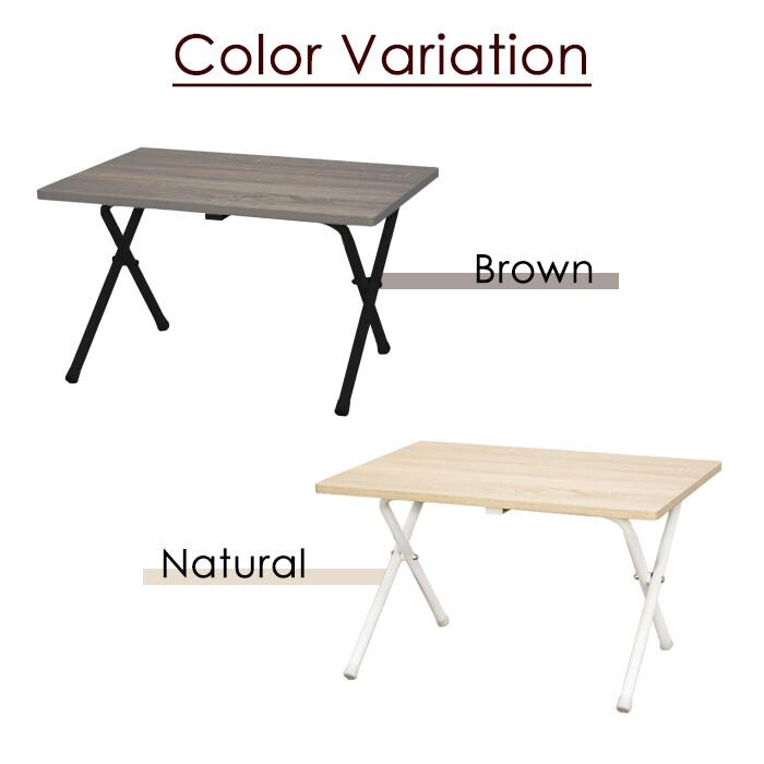 折りたたみ木製テーブル ロータイプ パソコンテーブル 作業台 勉強机 幅60 コンパクト 完成品 サイドテーブル おしゃれ シンプル |  | 05