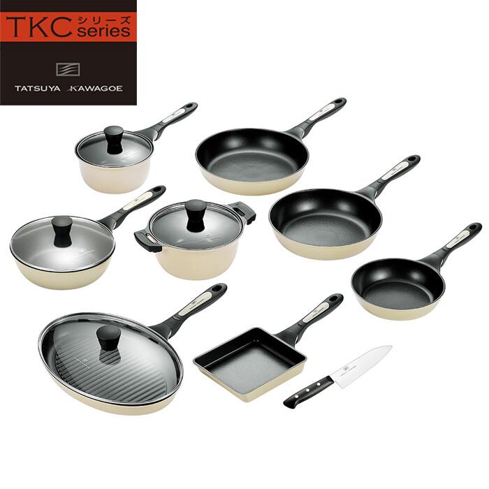 タツヤ・カワゴエ キッチンツール9点セット 調理器具 調理小物 ガス火対応 IH対応 フライパンセット 調理用品 キッチン | 