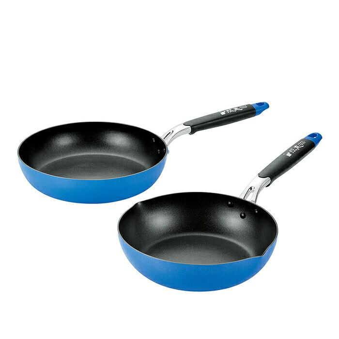 照英 ストロングコートフライパン26cm&ディープパン24cm 調理器具 調理小物 ガス火対応 IH対応 フライパンセット 調理用品 キッチン | 