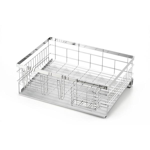 ラグジュアリー ディッシュラック 水切りラック 日本製 水切りカゴ 水切りかご つけ置き キッチン収納 水切りトレー 立てて収納 台所収納 食器収納 UC-115 国産 | ブランド登録なし