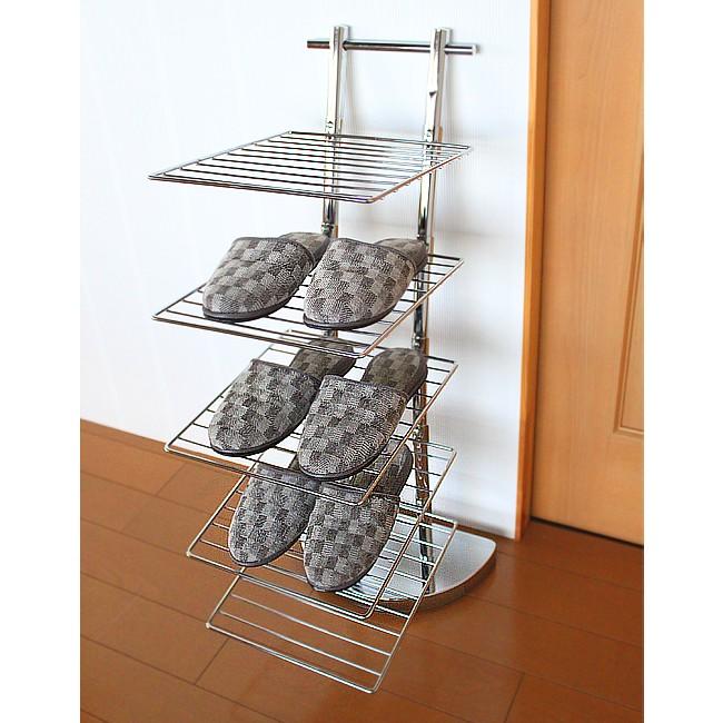 スリッパラック トレー型 収納家具 スリム おしゃれ スリッパスタンド スリッパ置き エントランス 玄関収納 |  | 01