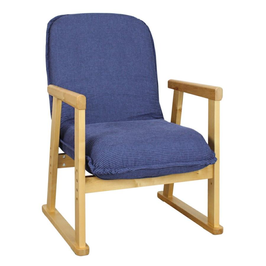 リクライニング式座椅子 ミドルタイプ 高座椅子 高齢者 肘掛け 一人掛け ソファ 椅子 チェア おしゃれ |  | 02