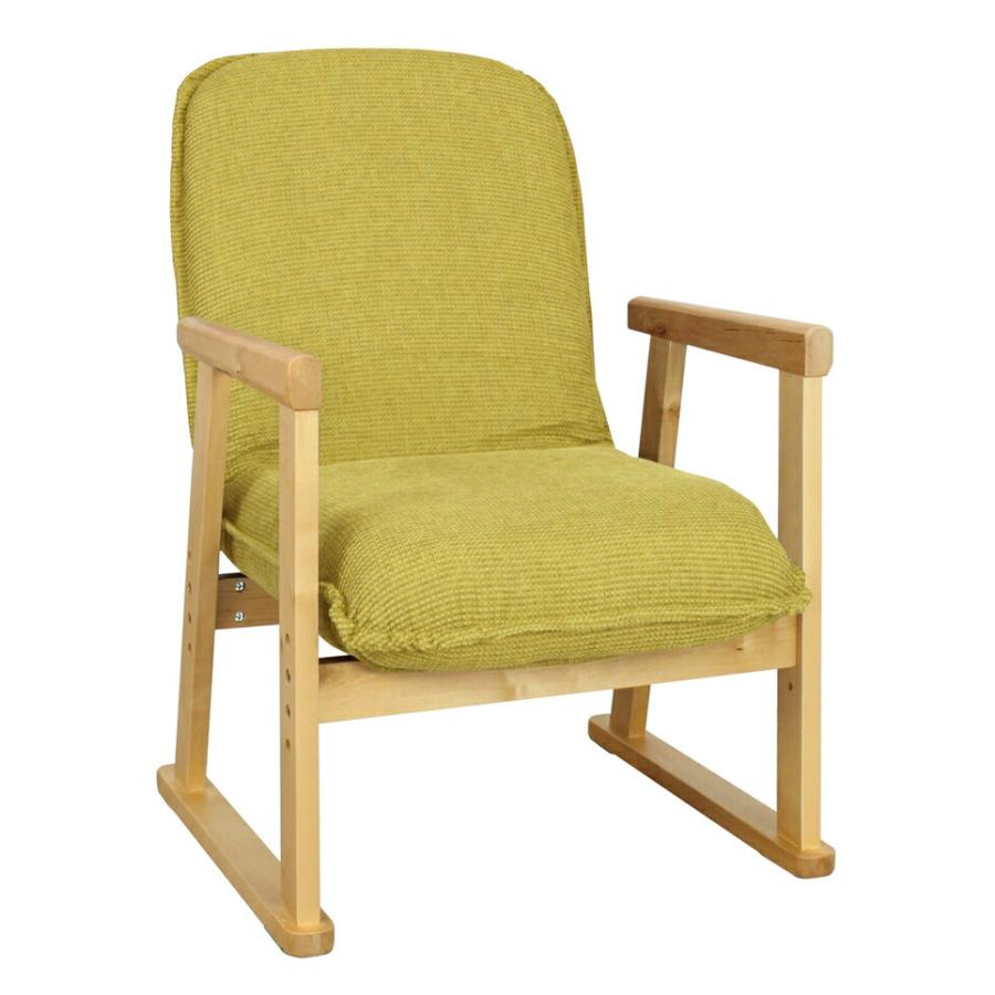 リクライニング式座椅子 ミドルタイプ 高座椅子 高齢者 肘掛け 一人掛け ソファ 椅子 チェア おしゃれ |  | 04