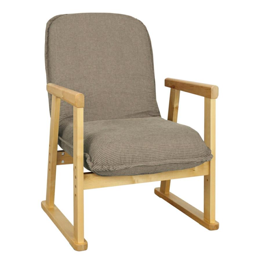 リクライニング式座椅子 ミドルタイプ 高座椅子 高齢者 肘掛け 一人掛け ソファ 椅子 チェア おしゃれ |  | 05