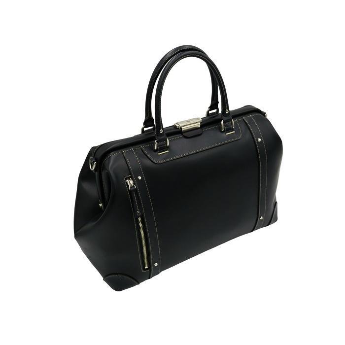 パトリックダレスボストンバッグ 庫県豊岡製 2way 日本製 国産 合皮 レザー風 合成皮革 メンズ 紳士 ビジネス 肩掛け ブラック レッドブラウン ネイビー 黒 鍵付 | ブランド登録なし | 02