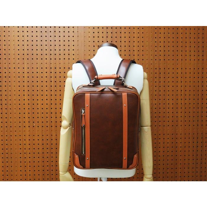日本製 パトリックビジネスリュック バックパック ビジネスバッグ 2way ブラック レッドブラウン ネイビー 国産 通勤 通学 メンズ 紳士 男性 父の日 紺 茶 黒 | ブランド登録なし | 18